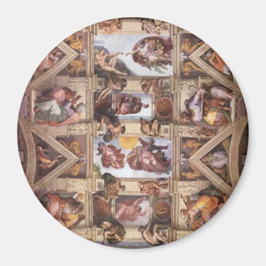 Plafond voor sistine Chapel Magneet (Voorkant)