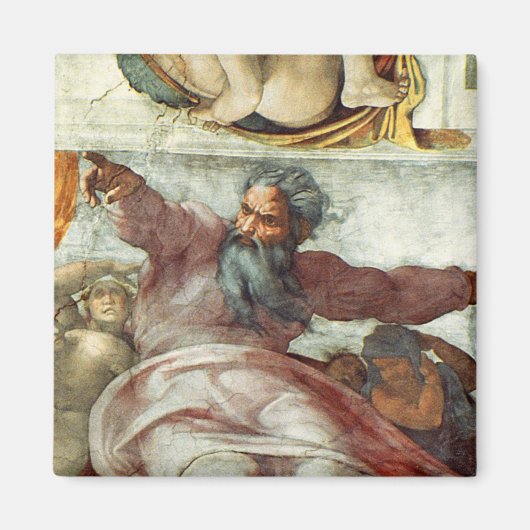 Plafond voor sistine Chapel Magneet (Voorkant)