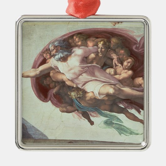 Plafond voor sistine Chapel Metalen Ornament (Voorkant)