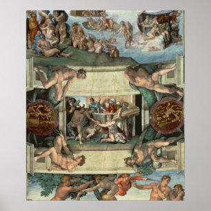 Plafond voor sistine Chapel Poster