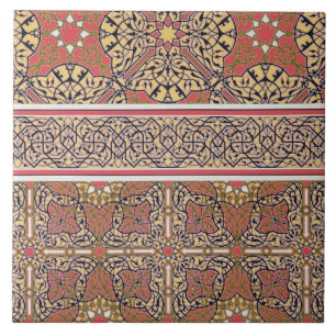 Plafondarabesques van de moskee van El-Bordeyny, Tegeltje