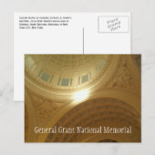 Plafonddetails, Mausoleum General Grant Memorial  Briefkaart (Voorkant / Achterkant)