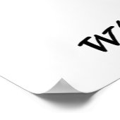 Plafondkat kijkt naar je poster (Hoek)