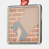 Plafondmuur Metalen Ornament (Links)