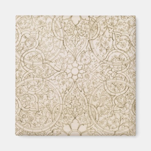 Plafondontwerp voor de Pearl Room in Isfahan, voor Magneet (Voorkant)