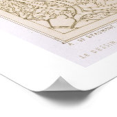 Plafondontwerp voor de Pearl Room in Isfahan, voor Poster (Hoek)