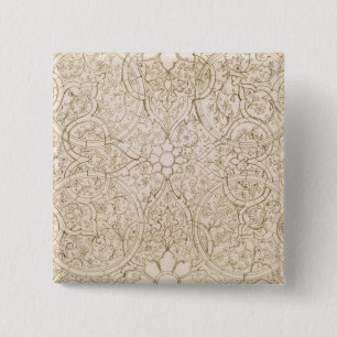 Plafondontwerp voor de Pearl Room in Isfahan, voor Vierkante Button 5,1 Cm