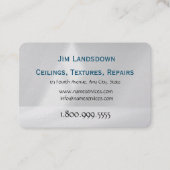 Plafonds, texturen, reparaties, aangepast Visiteka Visitekaartje (Voorkant)