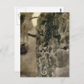 Plafondschilderijen van de Universiteit van Gustav Briefkaart (Voorkant / Achterkant)