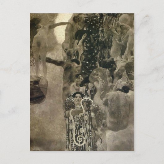 Plafondschilderijen van de Universiteit van Gustav Briefkaart (Voorkant)