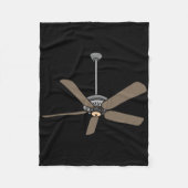 Plafondventilator Lazy DIY Halloween Kostuum Fun G Fleece Deken (Voorkant)