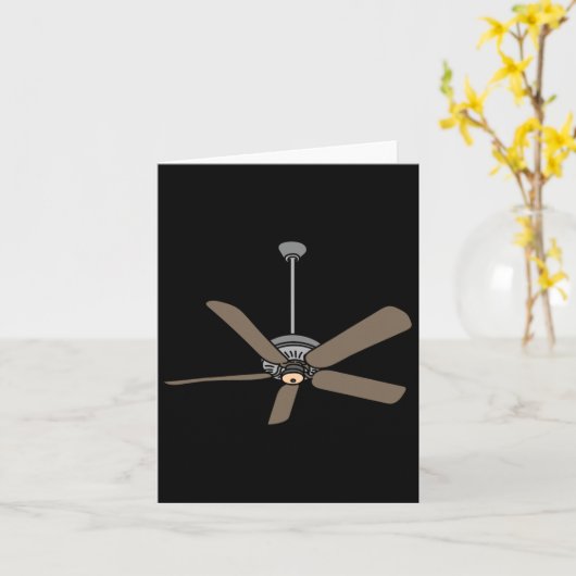 Plafondventilator Lazy DIY Halloween Kostuum Fun G Kaart (Gele Bloem)