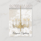 Plafondverlichting Luchthavenhandelaarsleerpapier Visitekaartje (Voorkant)