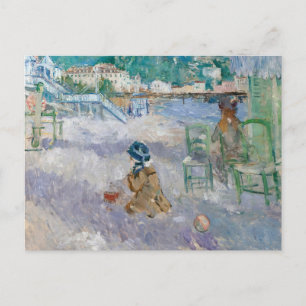 Plage de Nice   Berthe Morisot Briefkaart
