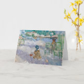 Plage de Nice | Berthe Morisot Kaart (Gele Bloem)