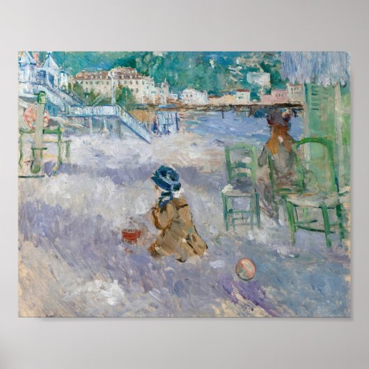 Plage de Nice | Berthe Morisot Poster (Voorkant)