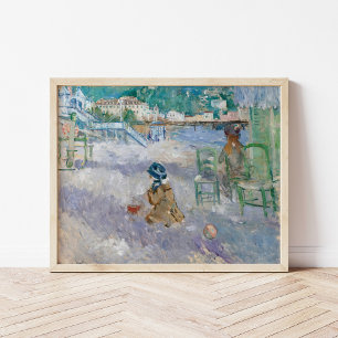 Plage de Nice Berthe Morisot Poster