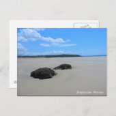 PLAGE DE TELGRUC SUR MER BRETAGNE FRANKRIJK BRIEFKAART (Voorkant / Achterkant)