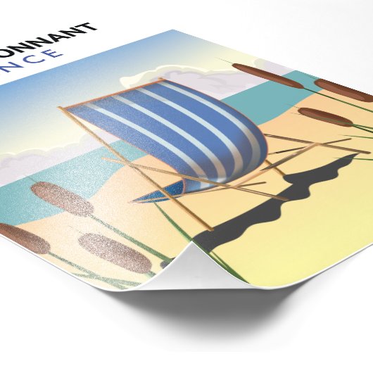 Plage du Donnant Frankrijk Foto Afdruk (Hoek)