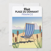 Plage du Donnant Frankrijk Kaart (Voorkant)