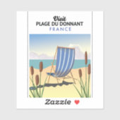 Plage du Donnant Frankrijk Sticker (Vel)