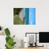 plage en été poster (Thuiskantoor)