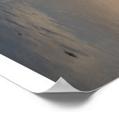 plage soir d'été Bretagne Poster (Hoek)