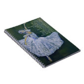 Plagen met ballerina en poëzie notitieboek (Rechterzijde)