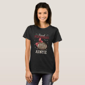 Plagen van het Football Auntie Leopard Game Day T-shirt (Voorkant volledig)