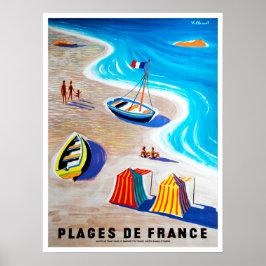 Plages de France Poster