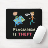 Plagiaat is diefstal muismat (Met muis)