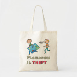 Plagiaat is diefstal tote bag