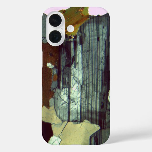 Plagioclase in dunne sectie - stollingsgesteente t Case-Mate iPhone case (Achterkant)