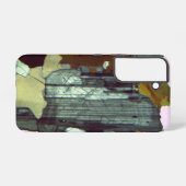 Plagioclase in dunne sectie - stollingsgesteente t samsung galaxy hoesje (Achterkant horizontaal)