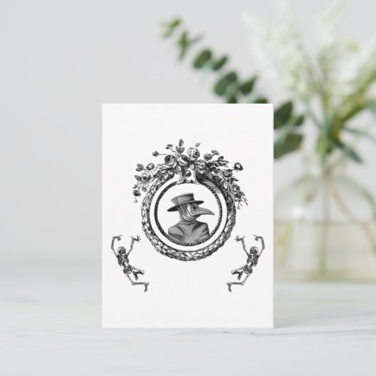 Plague Briefkaart (Staand voorkant)