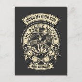 Plague Doctor  Briefkaart (Voorkant)