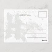 Plague Doctor Briefkaart (Achterkant)