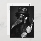 Plague Doctor Briefkaart (Voorkant / Achterkant)