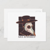 Plague Doctor Briefkaart (Voorkant / Achterkant)