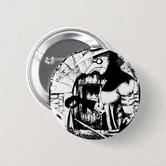 Plague Doctor Button (Voorkant /achterkant)