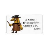 Plague Doctor Etiket (Voorkant)