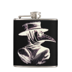 Plague Doctor Flask Heupfles