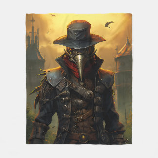 Plague Doctor Fleece Deken