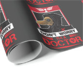 Plague Doctor Goggles Steampunk Apocalyps Cadeaupapier (Rol Hoek)