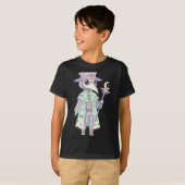 Plague Doctor Gothic Pastel Cute Moth Face Mask Oc T-shirt (Voorkant volledig)