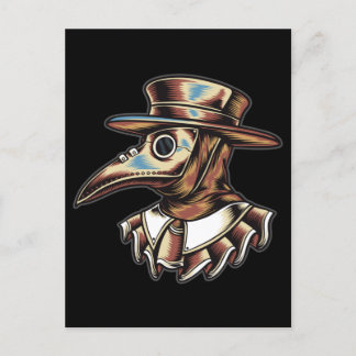 Plague Doctor Illustratie Kunst Briefkaart