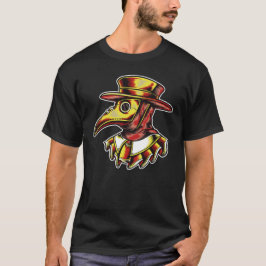 Plague Doctor Illustratie Ontwerp T-shirt