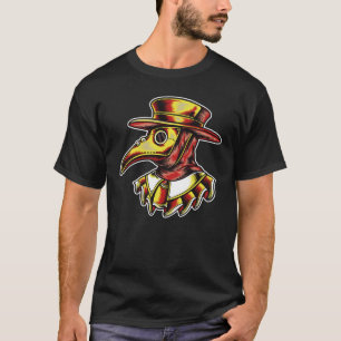 Plague Doctor Illustratie Ontwerp T-shirt