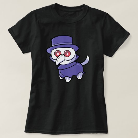 Plague Doctor Kat T-shirt (Design voorkant)