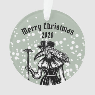 Plague Doctor Kerstmis Ornament